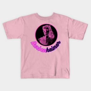 BARBENHEIMER. MEMENTO MORI. PINK. TWO TONE. Kids T-Shirt